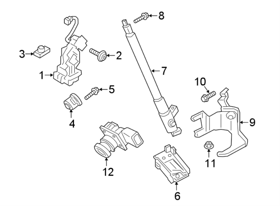 Diagram LOCK & HARDWARE. for your Ford F-150  