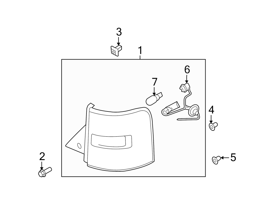 Diagram REAR LAMPS. TAIL LAMPS. for your 2011 Ford Focus   