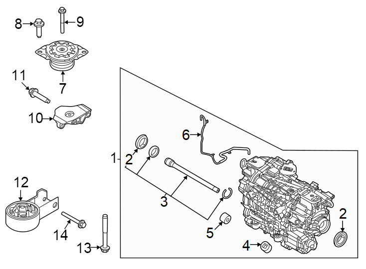 Diagram Electrical components. for your 2022 Ford Expedition 3.5L EcoBoost V6 A/T RWD King Ranch Sport Utility 