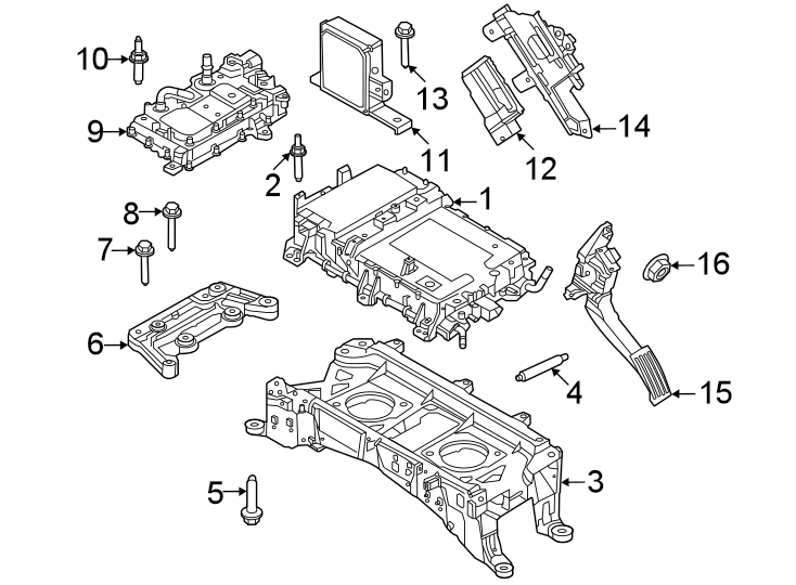 Diagram Electrical components. for your Ford F-150 Lightning  