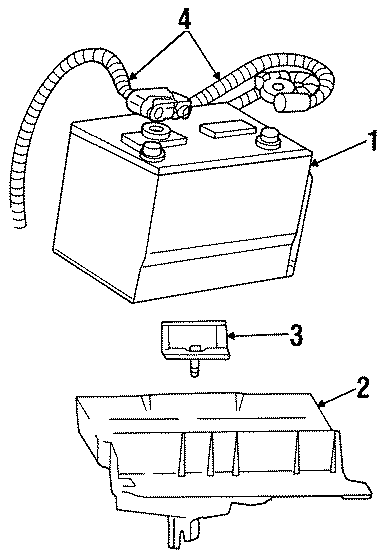 Diagram BATTERY. for your 2020 Lincoln MKZ   