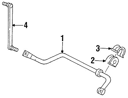 Diagram FRONT SUSPENSION. STABILIZER BAR & COMPONENTS. for your 2020 Ford F-150 3.0L Power-Stroke V6 DIESEL A/T 4WD Platinum Crew Cab Pickup Fleetside 