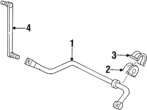 Diagram FRONT SUSPENSION. STABILIZER BAR & COMPONENTS. for your 2020 Ford F-150 3.0L Power-Stroke V6 DIESEL A/T 4WD Platinum Crew Cab Pickup Fleetside 