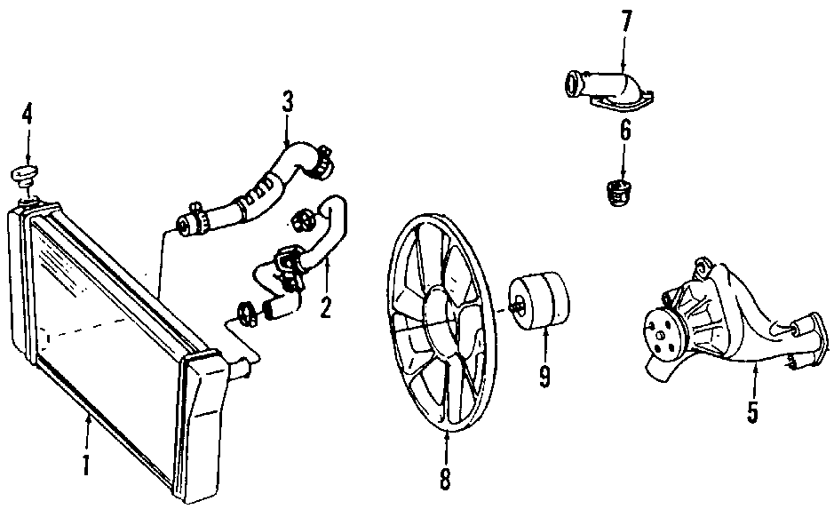 COOLING SYSTEM. COOLING FAN. RADIATOR. WATER PUMP.https://images.simplepart.com/images/parts/motor/fullsize/MTP025.png