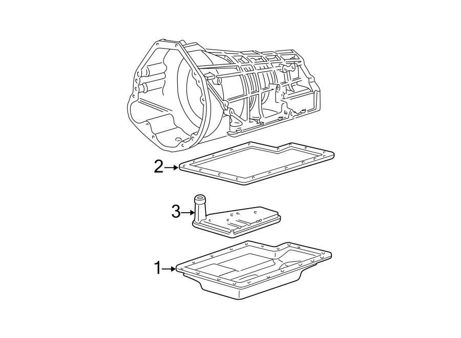 Diagram TRANSMISSION COMPONENTS. for your 2015 Lincoln MKZ Base Sedan  