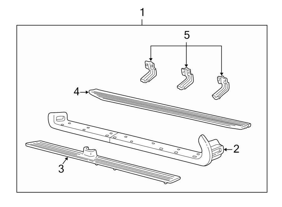 Diagram PILLARS. ROCKER & FLOOR. RUNNING BOARD. for your 2003 Lincoln Navigator   