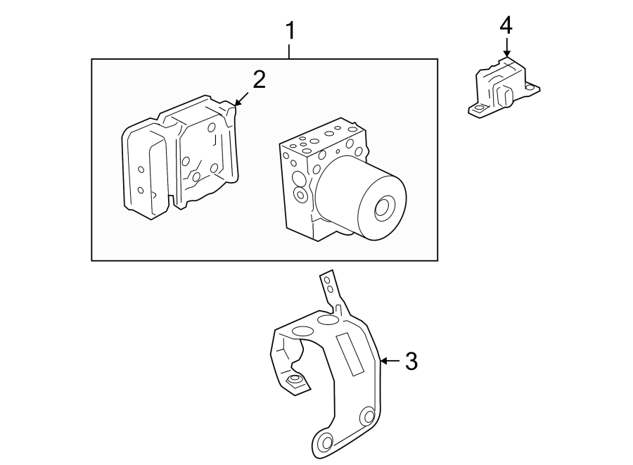 Diagram Abs components. for your 2011 Lincoln MKZ   