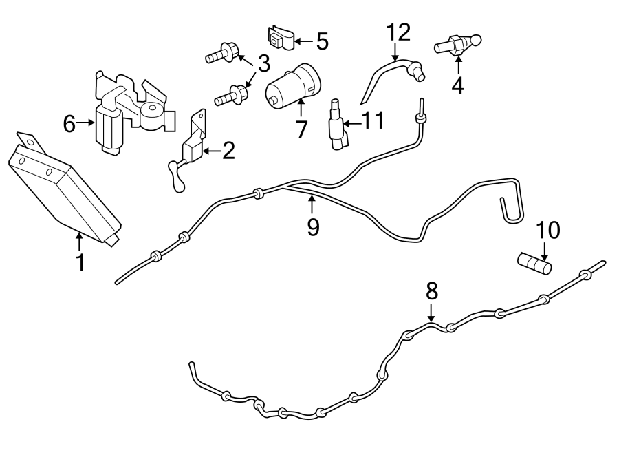 Diagram AUTO LEVELING COMPONENTS. for your 1994 Ford F-150   