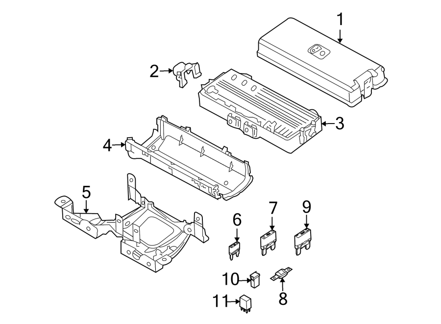 Diagram ELECTRICAL COMPONENTS. for your 2013 Lincoln MKZ   