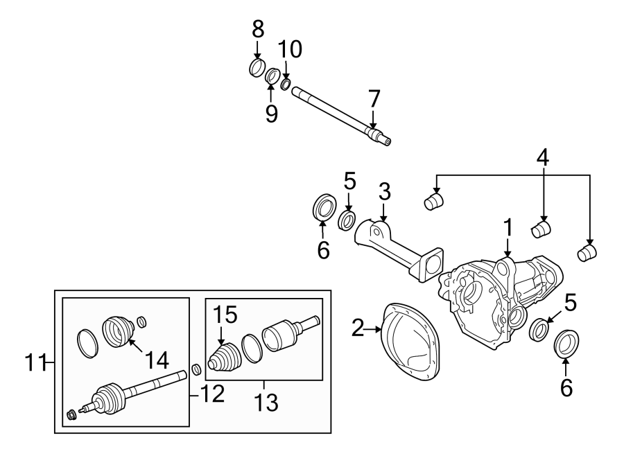 Diagram FRONT SUSPENSION. CARRIER & FRONT AXLES. for your 2019 Ford F-150  XLT Crew Cab Pickup Fleetside 