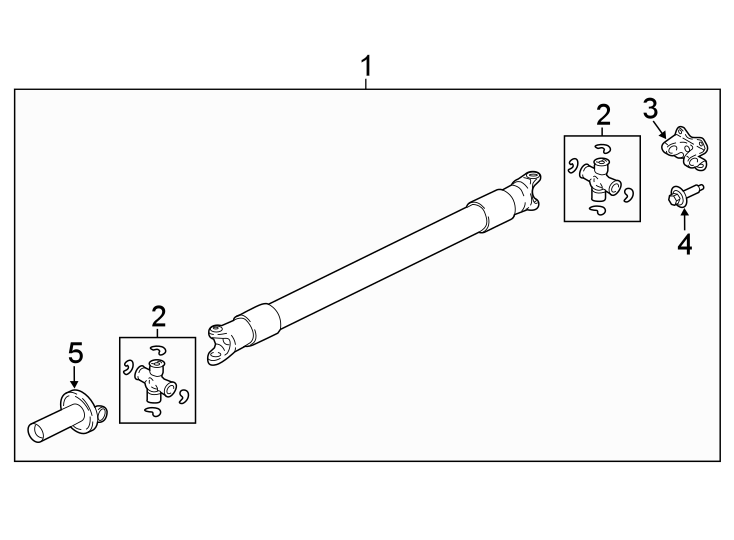 Diagram REAR SUSPENSION. DRIVE SHAFT. for your 2012 Ford E-250   