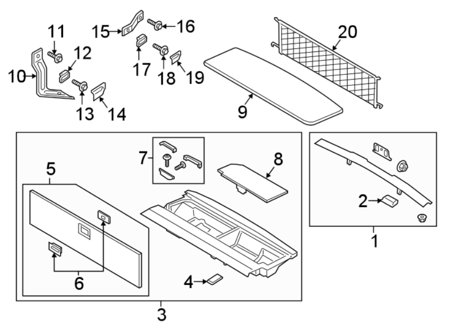 REAR BODY & FLOOR. INTERIOR TRIM. Diagram