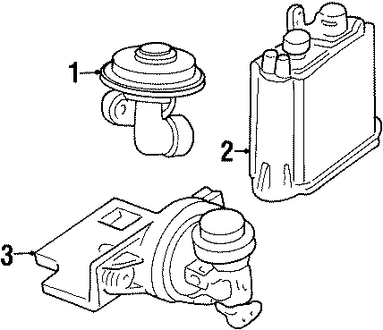 Diagram EMISSION SYSTEM. EMISSION COMPONENTS. for your 2013 Ford Flex   