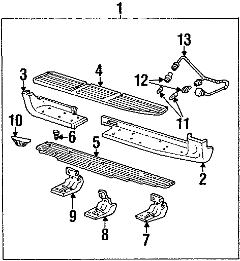 PILLARS. ROCKER & FLOOR. RUNNING BOARD. Diagram