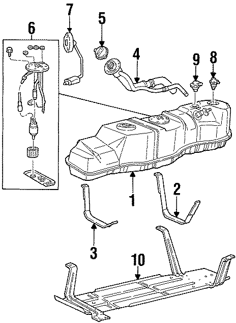 FUEL SYSTEM COMPONENTS. Diagram