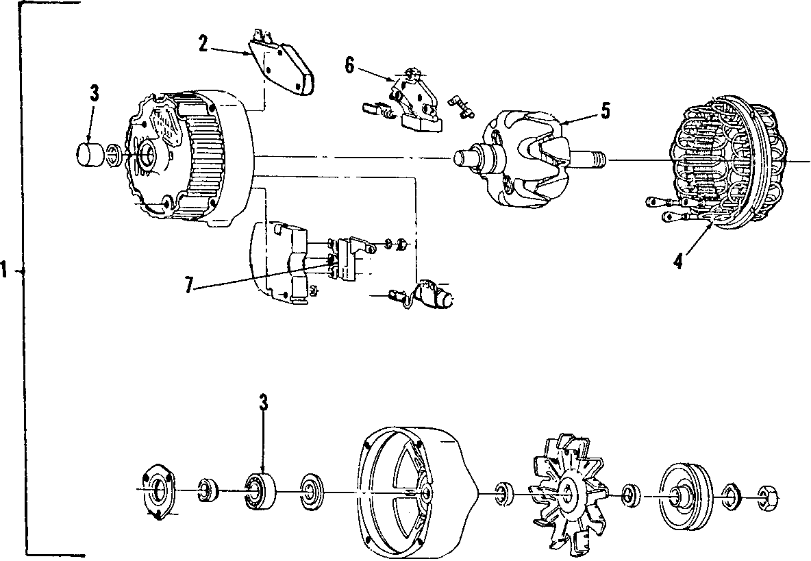 Diagram ALTERNATOR. for your 2023 Cadillac XT5 Livery Hearse  