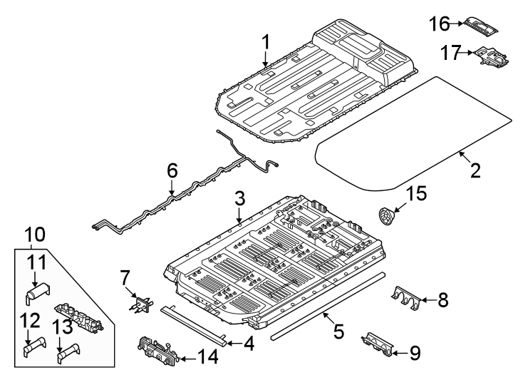 Diagram Battery. for your 2018 Lincoln MKZ   