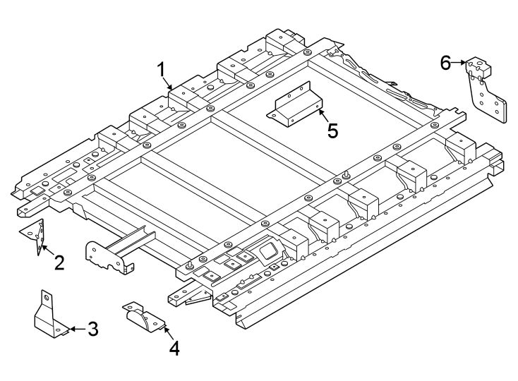 Diagram Battery. for your 2023 Ford E-Transit  Base Cutaway Van 