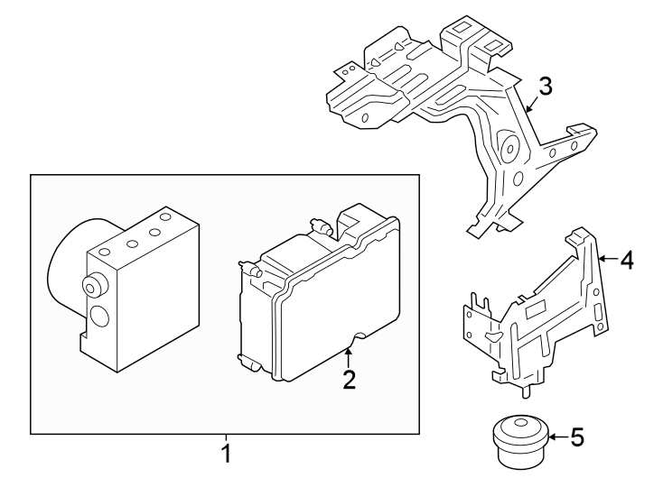 Diagram Abs components. for your 2018 Ford F-150   