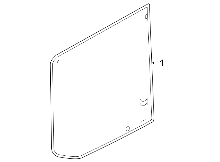 Diagram Back door. Glass & hardware. for your 2004 Ford F-350 Super Duty 6.0L Power-Stroke V8 DIESEL M/T RWD Lariat Extended Cab Pickup 
