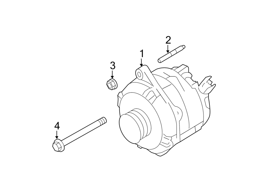 Diagram ALTERNATOR. for your Lincoln MKX  