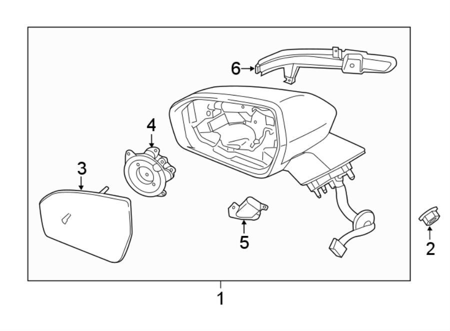 Diagram FRONT DOOR. OUTSIDE MIRRORS. for your 1984 Ford F-150   