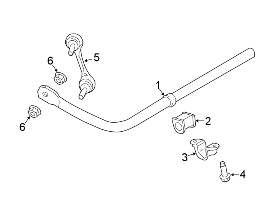 Diagram REAR SUSPENSION. STABILIZER BAR & COMPONENTS. for your 2017 Ford Expedition   