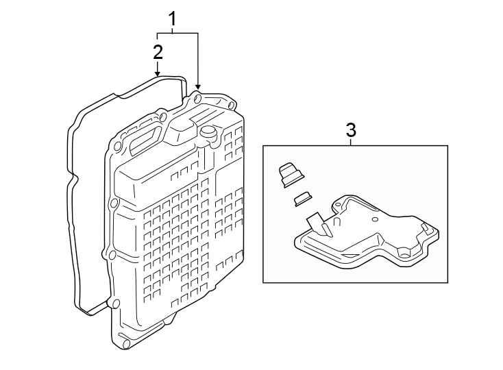 Diagram ENGINE / TRANSAXLE. TRANSAXLE PARTS. for your 2014 Ford F-150 6.2L V8 A/T 4WD FX4 Crew Cab Pickup Fleetside 