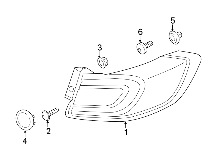 Diagram REAR LAMPS. TAIL LAMPS. for your 1996 Ford F-150  XL Standard Cab Pickup Fleetside 