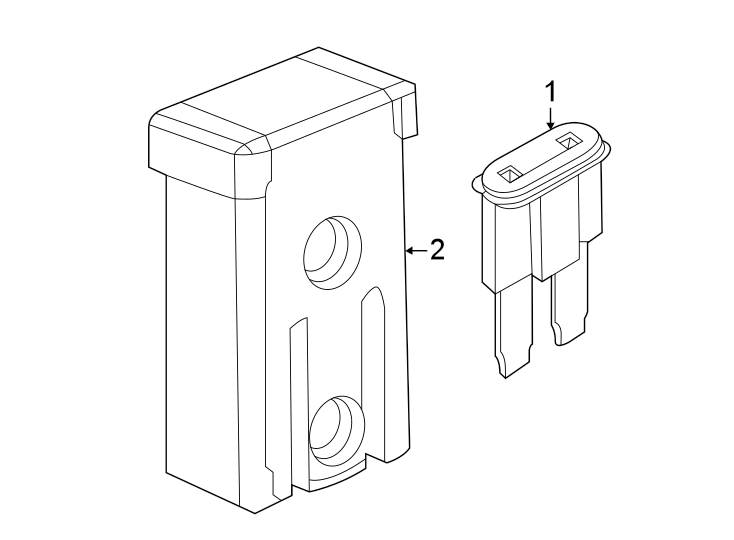 Diagram FUSE & RELAY. for your 1992 Ford Bronco   