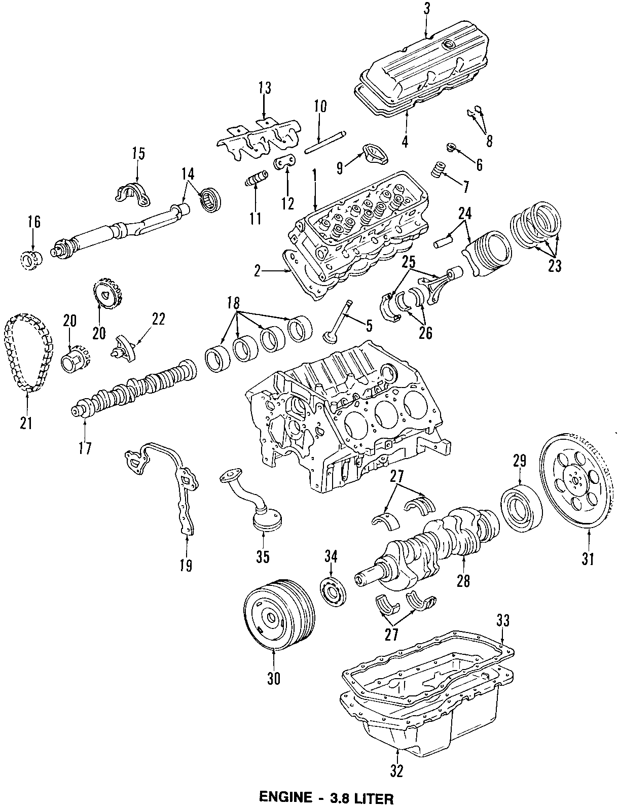 2BALANCE SHAFTS. CAMSHAFT & TIMING. CRANKSHAFT & BEARINGS. CYLINDER HEAD & VALVES. LUBRICATION. MOUNTS. PISTONS. RINGS & BEARINGS.https://images.simplepart.com/images/parts/motor/fullsize/MWP038.png