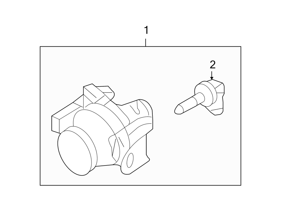 Diagram FRONT LAMPS. FOG LAMPS. for your Mercury