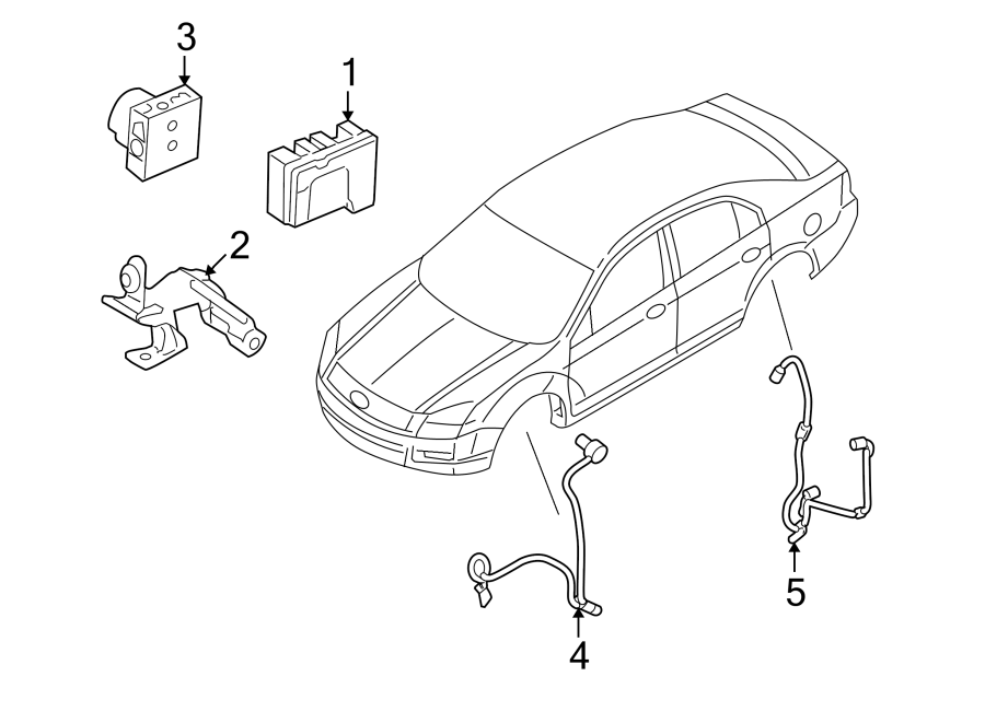 Diagram ABS COMPONENTS. for your 2014 Ford Expedition   