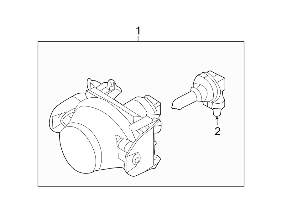 Diagram FRONT LAMPS. FOG LAMPS. for your Mercury