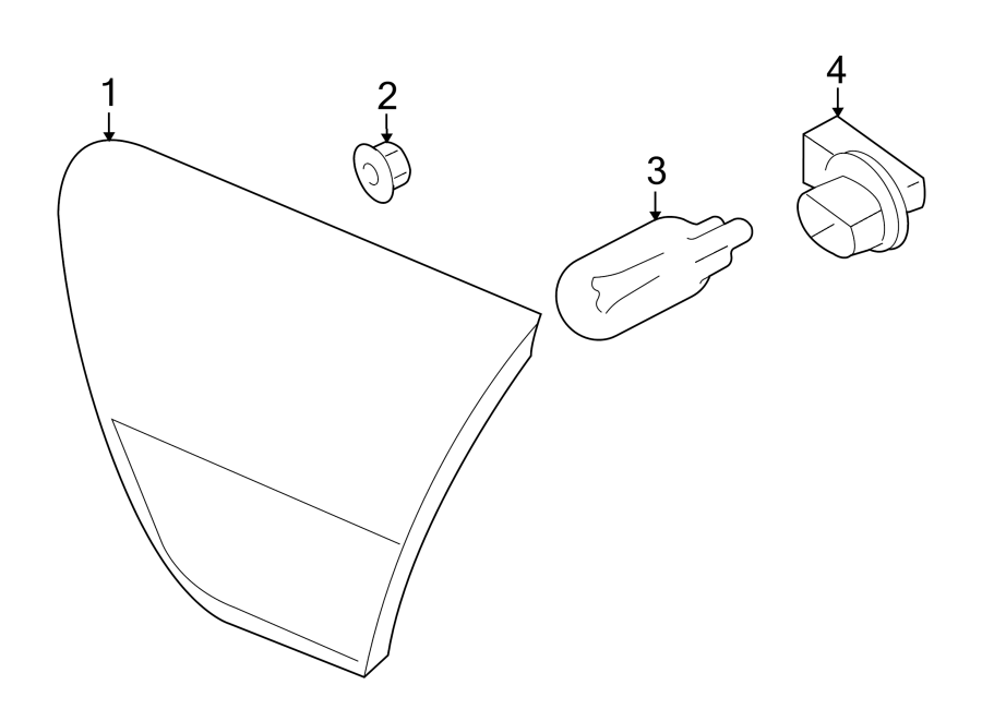 Diagram REAR LAMPS. TAIL LAMPS. for your 2001 Ford F-150   