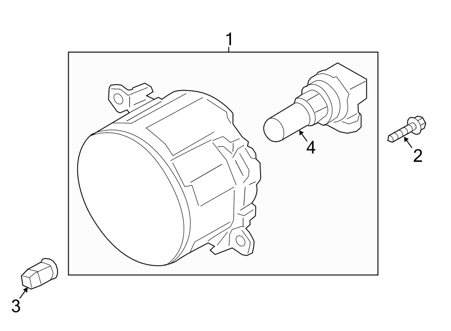 Diagram FRONT LAMPS. FOG LAMPS. for your 1991 Ford F-150   