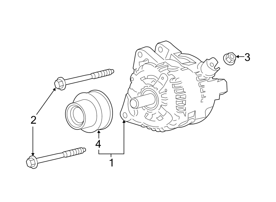 Diagram ALTERNATOR. for your 2007 Lincoln MKZ   