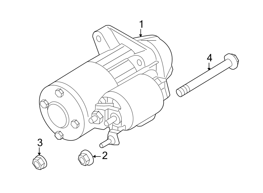 Diagram STARTER. for your 2010 Ford Focus   