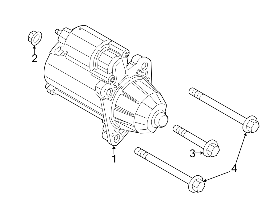 Diagram STARTER. for your 2010 Ford Focus   