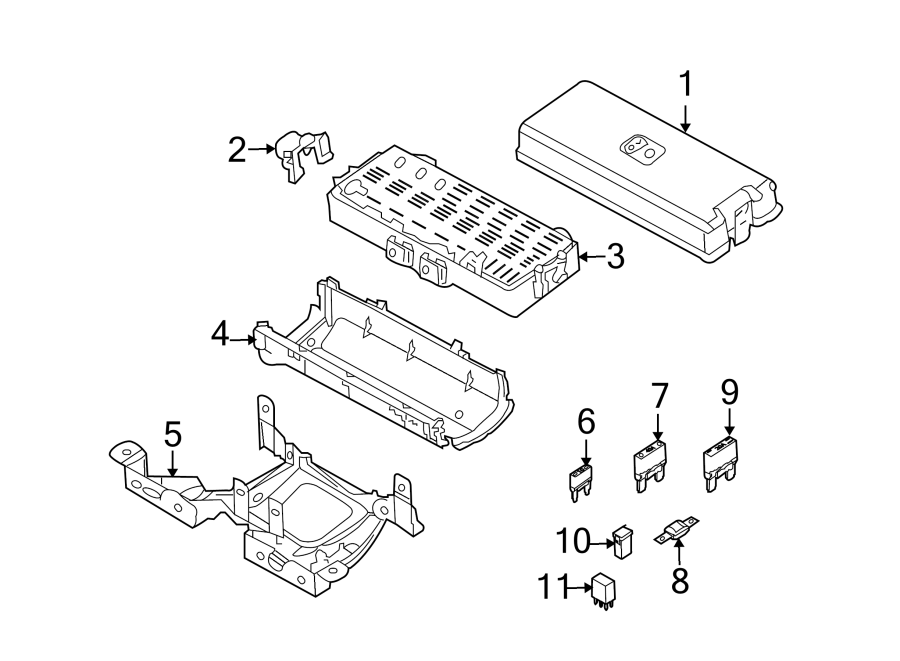 Diagram ELECTRICAL COMPONENTS. for your 2017 Lincoln MKZ Reserve Sedan 2.0L EcoBoost A/T FWD 