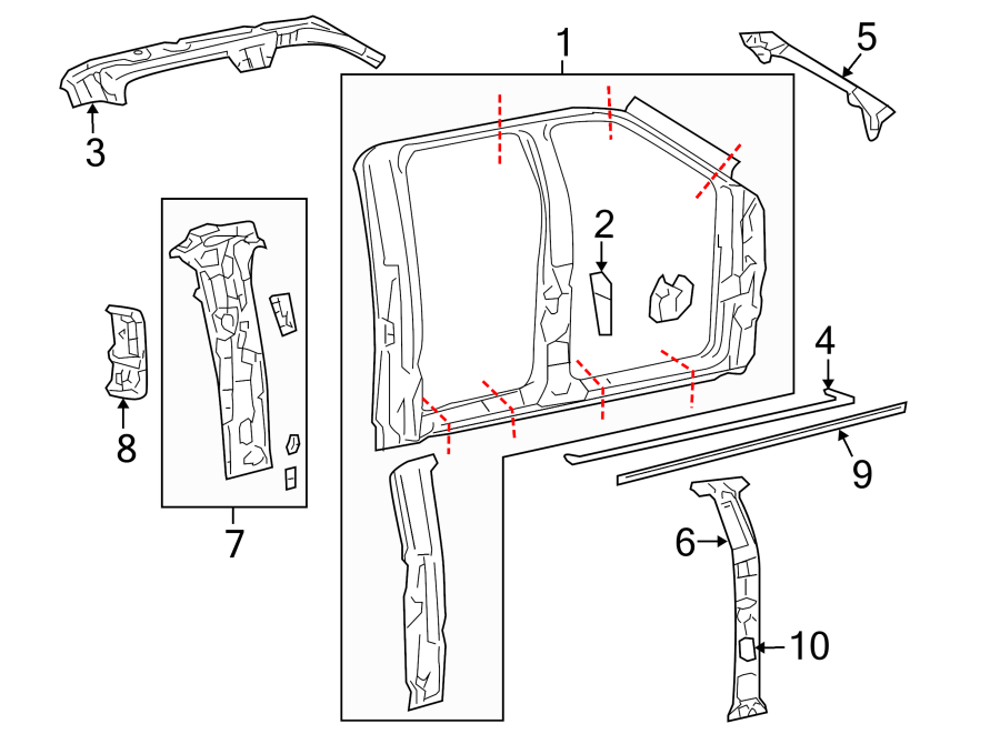 CAB. UNISIDE. Diagram