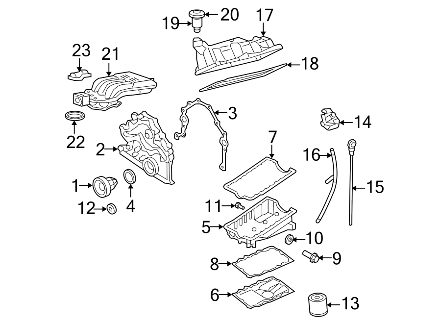 Diagram ENGINE PARTS. for your 2010 Mercury Mountaineer   