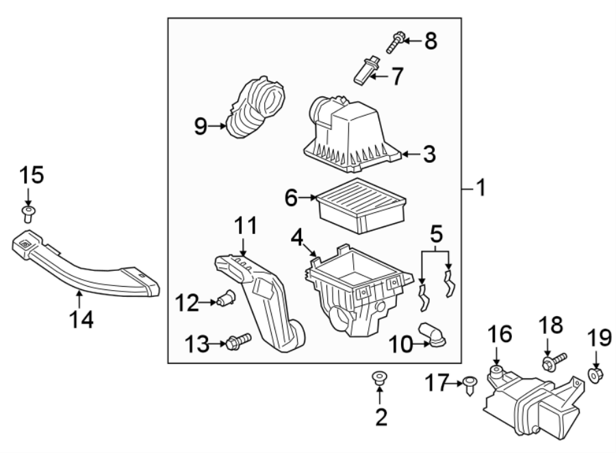 ENGINE / TRANSAXLE. AIR INTAKE. Diagram