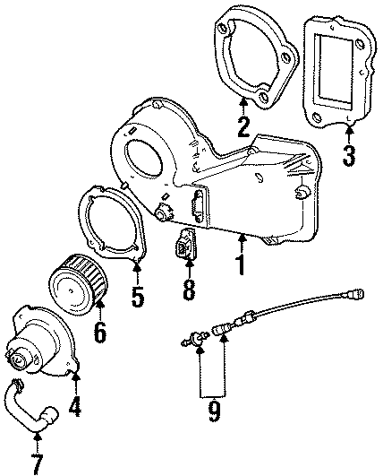 Diagram AIR CONDITIONER & HEATER. HEATER COMPONENTS. for your 1997 Ford Ranger   