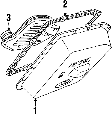 Diagram TRANSMISSION COMPONENTS. for your 2015 Lincoln MKZ Base Sedan  