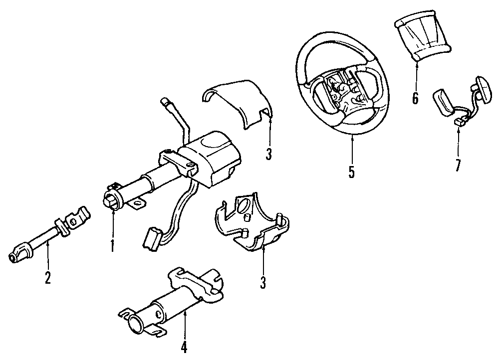 STEERING COLUMN. STEERING WHEEL.https://images.simplepart.com/images/parts/motor/fullsize/MZP080.png