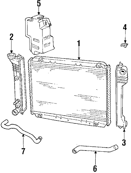 RADIATOR & COMPONENTS.