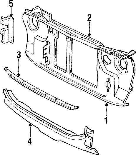 RADIATOR SUPPORT.