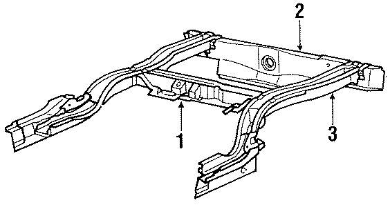 REAR BODY & FLOOR. REAR FLOOR & RAILS.