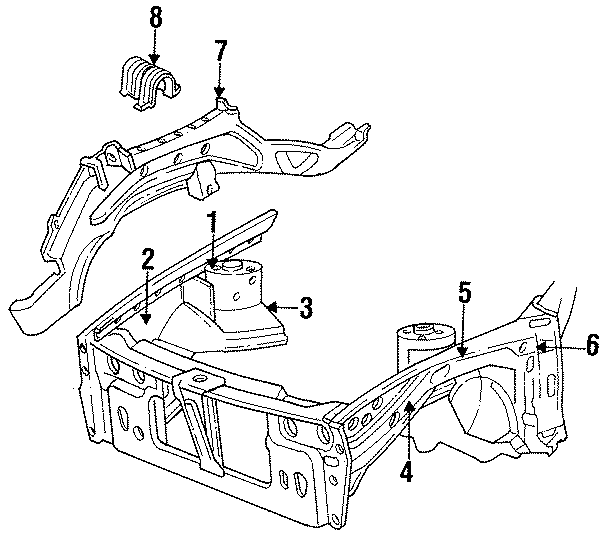 FENDER. STRUCTURAL COMPONENTS & RAILS.